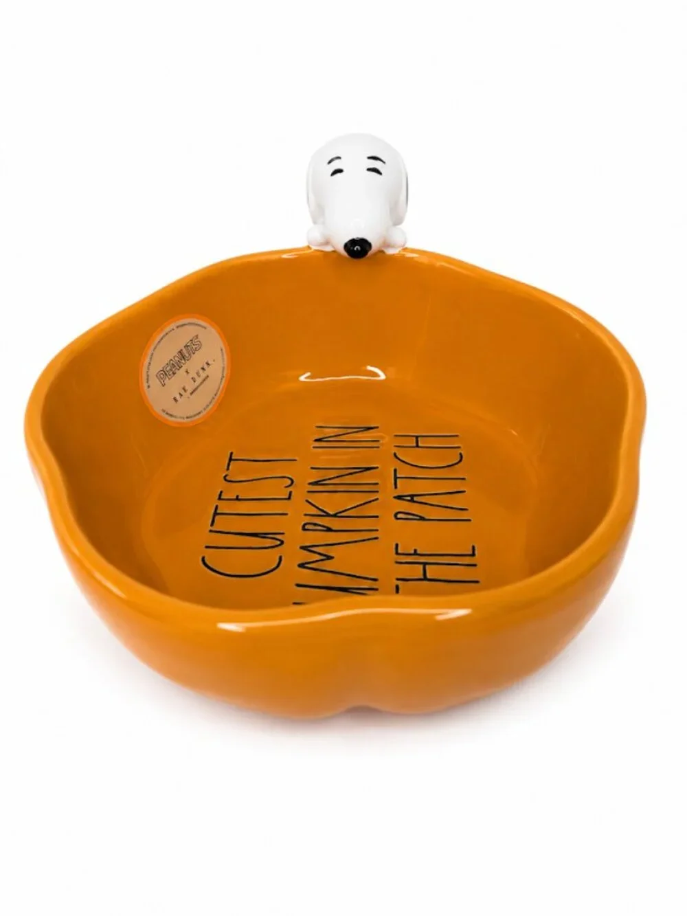 Peanuts Snoopy Pumpkin Candy Bowl, Rae Dunn Fall Decor,